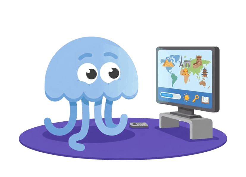 GlowBeam AI tutor mascot
